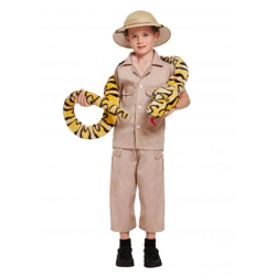 Kinder Safari Explorer Kostüm, Groß, Für 10-12 Jahre