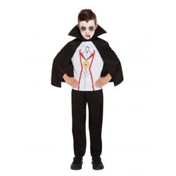 Kinder-Vampirkostüm groß (10–12 Jahre) – ideal für Halloween