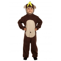 Kinderkostüm Affe, Klein Für 4-6 Jahre - Tierkostüm Für Karneval Und Fasching