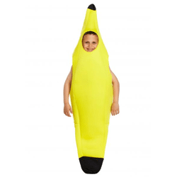 Kinderkostüm Banane, klein, für 4-6 Jahre - Lustiges Verkleidungszubehör