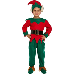 Kinderkostüm Elfe, Größe 4-6 Jahre - Verkleidung Für Weihnachten
