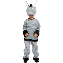 Kinderkostüm Esel, Mittelgroße Größe Für 7-9 Jahre