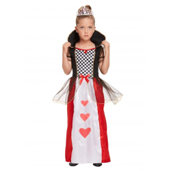 Kinderkostüm Herzkönigin, Größe 10-12 Jahre - Verkleidung Für Karneval & Themenpartys