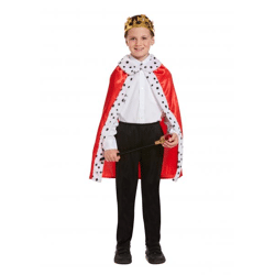 Kinderkostüm König, majestätisches Outfit für Kinder