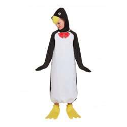 Kinderkostüm Lustiger Pinguin, Größe Klein 4-6 Jahre, Karnevalsverkleidung