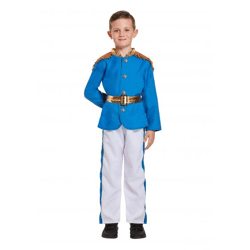 Kinderkostüm Prinz Für Jungen, Größe Klein (4-6 Jahre), Hochwertiges Verkleidungsset