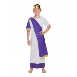 Kinderkostüm Römischer Kaiser - Verkleidung Für Kinder, Größe Medium, 7-9 Jahre