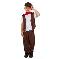 Kinderkostüm Schornsteinfeger Größe 7-9 Jahre - Verkleidung Für Karneval & Fasching