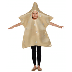 Children's costume star large, size 10-12 years - complete costume set