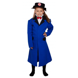 Kinderkostüm Viktorianisches Kindermädchen, Mittelgroß für 7-9 Jahre - Historische Verkleidungen