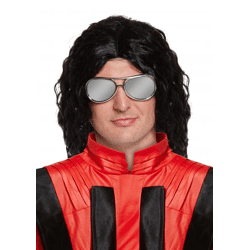 King Of Pop Perücke für Männer, 135G – Hochwertiges Kostümzubehör