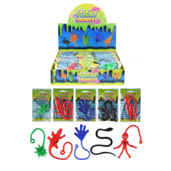 Klebrige Werfer, 15-28 cm, 5 Varianten, 4 Farben, Wurfspielzeug für Kinder