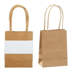 Kleine Kraftpapiertüten - Umweltfreundliches 3er Set, 10x13x5 cm