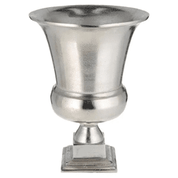 Kleine Silberne Amphore - Dekoratives Element, Höhe ca. 30cm