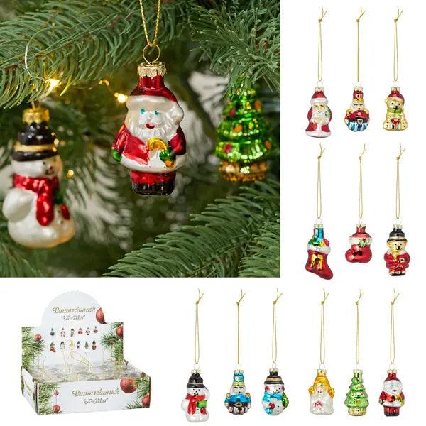 Kleiner Christbaumschmuck Xmas, 12er-Set, ca. 5 cm