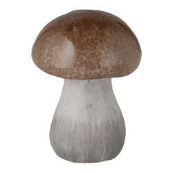 Kleiner Deko-Pilz in Braun - Natürliches Aussehen, 8cm Höhe