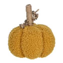 Kleiner Kürbis-Plüsch - 11cm Durchmesser, gemütlicher Akzent für Halloween- und Herbstdekoration