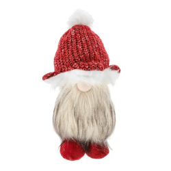 Kleiner Roter Gartenwichtel - Niedliche Gartendeko, 28 cm Hoch