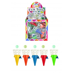 Klick-Catch Spiel - 7 cm, verschiedene Farben