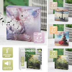 Kompakte Soundbox im 4er-Set, ca. 12x12 cm - Leistungsstark, tragbar und vielseitig verwendbar