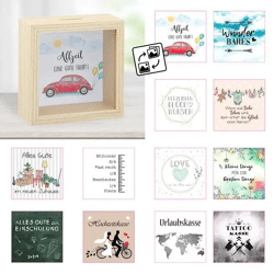 Kompakte Sparbüchse - Robuste Geldbox, Höhe 15cm