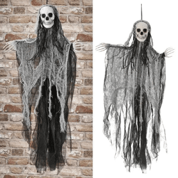 Kompakter Sensenmann, 80cm Hoch, Ideale Halloween-Dekoration