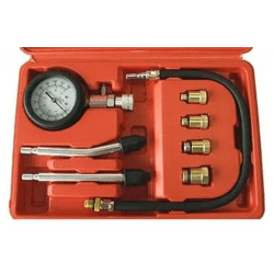 KOMPRESSIONSPRUEFER: Hochwertiger Kompressionsmessgerät-Kit - Professionelles Zylinderdruckprüfgerät für Motoren