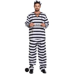 Kostüm Für Erwachsene, Gefangener In Einheitsgröße - Karneval & Halloween Verkleidung