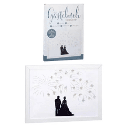 Kreatives Fingerabdruck-Gästebuch, 33x45 cm - Einzigartiges Erlebnis für besondere Anlässe