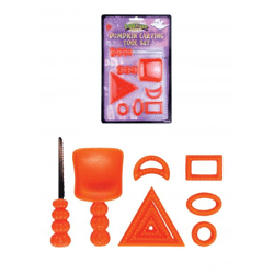 Kürbisschnitzwerkzeug-Set, 9-teilig, Halloween Zubehör