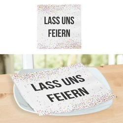 Lass uns Feiern Servietten - Festlicher 20er Pack für Partys & Veranstaltungen