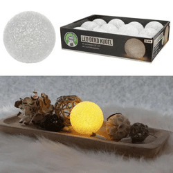 LED Deko Kugel Soft, S, 8cm - Mini Stimmungslicht für gemütliche Dekoration