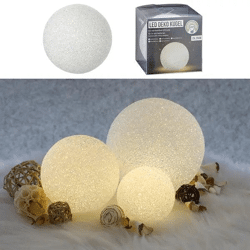 LED Deko Kugel Soft, XXL, 20cm - Große, gemütliche Stimmungsbeleuchtung für Zuhause
