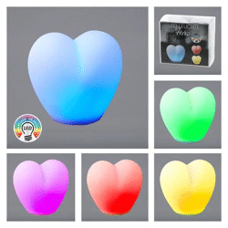 LED Herzlicht, Beleuchtetes Liebes-Symbol, ca. 8cm
