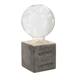 LED Leuchte mit Spruch, Ca. 20cm Hoch – Stilvolle Beleuchtung