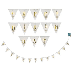 LED Lichterkette 'Happy Birthday', 13 Leuchten, ca. 210cm - Festliche Beleuchtung