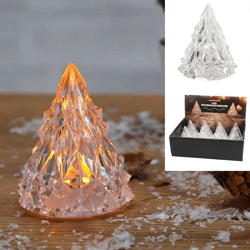 LED-Miniweihnachtsbaum, 8 cm Höhe - Kompakte Festtagsdeko