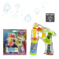 Leuchtende Seifenblasenkanone, LED-Beleuchtete Blasenpistole, Spaß für alle Altersgruppen