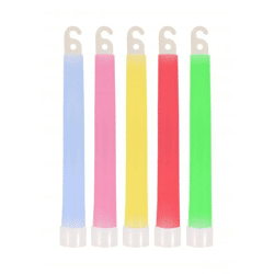 Leuchtstab 15 cm mit Kragen in 5 verschiedenen Farben, Partyzubehör & Herbstlicht