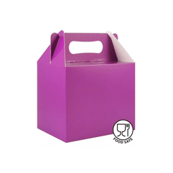 Lila Lunchbox 14Lx9,5Bx12H cm, robuste Brotzeitbox, ideal für Schule & Arbeit