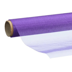 Lila Organza Dekostoff - 35cm x 200cm, Transparentes Elegantes Material