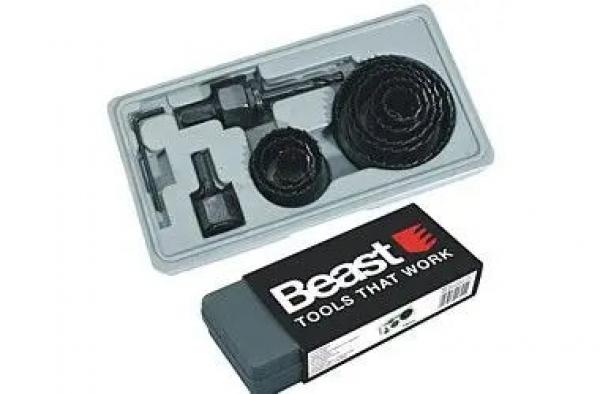 LOCHSAGE: Hochwertiger Lochs&auml;gen-Satz - Vielseitiges Schneidwerkzeug f&uuml;r Holz, Kunststoff und Metall