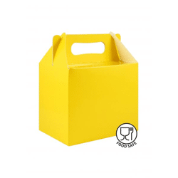 Lunchbox 14L x 9,5B x 12H cm, Bento-Box in Gelb, Auslaufsicher, für Schule und Büro