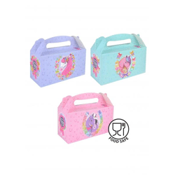 Lunchbox mit Ponymotiven für Kinder, robust, 22,5L x 9,5B x 12H cm, BPA-frei