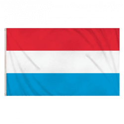 Luxembourg flag, large 5Ft x 3Ft, robust and weatherproof