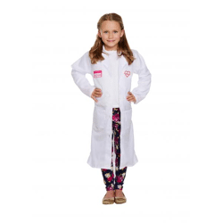 Mädchen Kinderarzt Kostüm Größe 10-12 Jahre - Doktor Verkleidung Für Kinder
