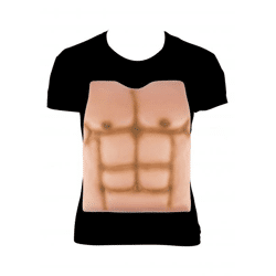 Männerbrust-Simulator, realistisch für Kostüme und Training