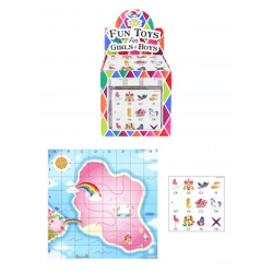 Märchenhaftes Schatzkartenspiel, 195 x 195 mm – Abenteuer-Brettspiel für Kinder