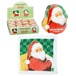 Magisches Weihnachtsmann Handtuch 30x30 cm - Ideal für Geschenke und Dekoration