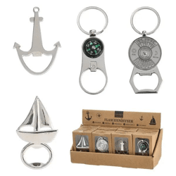 Maritime Flaschenöffner, 4er-Set, Nautisches Design